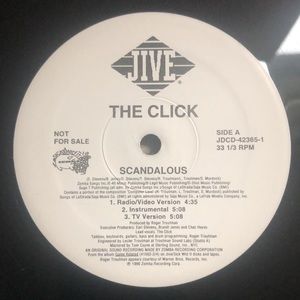 The Click Scandalous Vinyl Lp '96